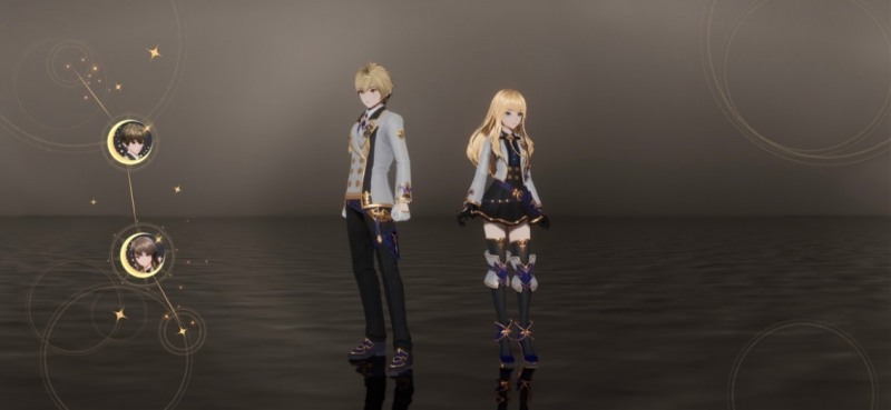 아바타 선택 화면.