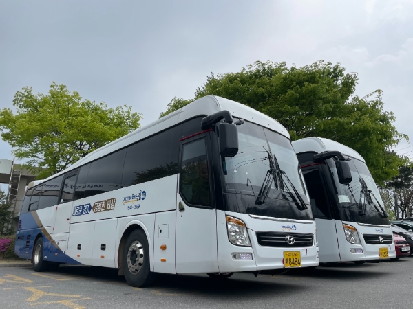 경기여행누림버스 모습.