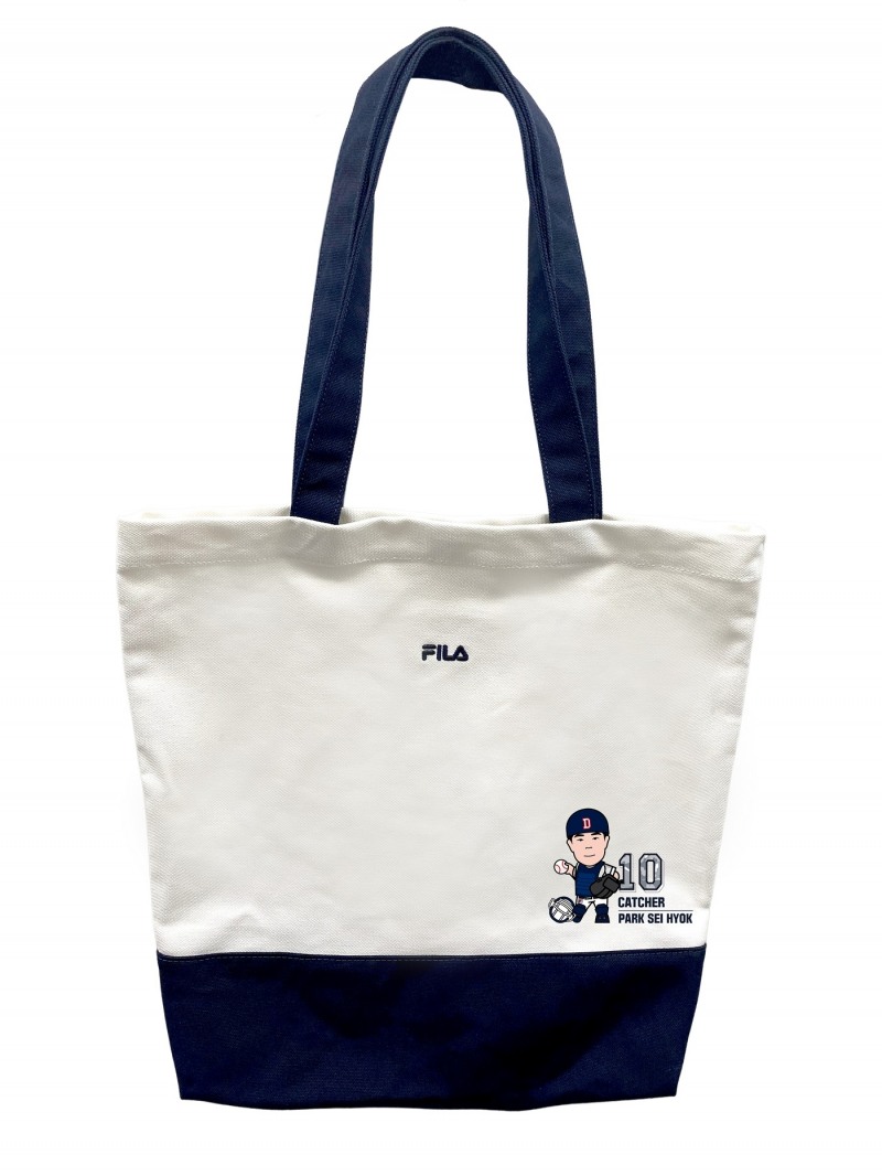 두산베어스, 오는 2일 삼성전에 '허슬두데이' 진행…박세혁 캐리커쳐가 새겨진 에코백 증정