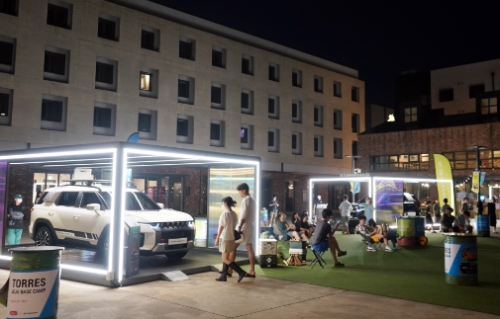 쌍용차 토레스 제주 전시