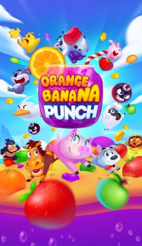 그레이프게이밍, 짜릿만점 대전 퍼즐게임 '오렌지바나나펀치' 정식 출시
