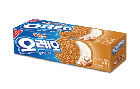 신제품 오레오 시나몬 번 샌드위치 쿠키