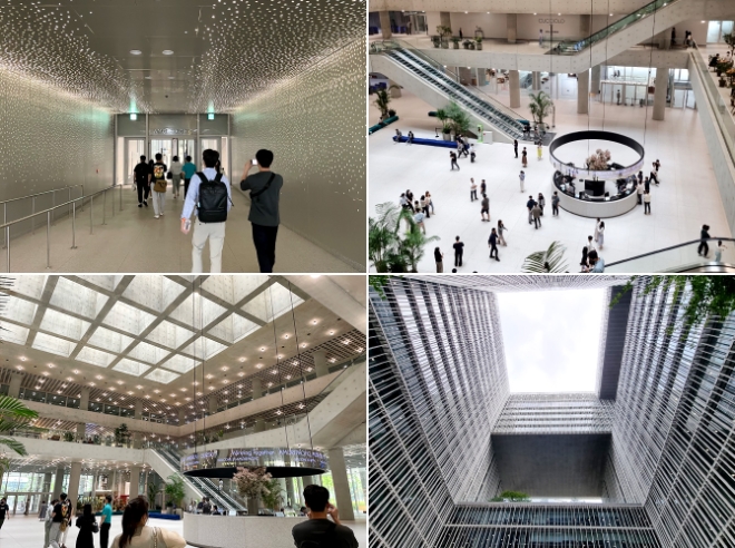 4호선 신용산역과 이어진 서울 용산구 소재 아모레퍼시픽 본사 사옥