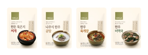 올가만의 비법 육수에 우리 땅에서 건강하게 자란 재료를 아낌없이 넣어 깊은 맛을 내는 올가 프리미엄 국탕류 4종