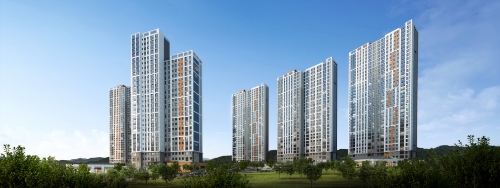 경산 하양지구 우미린 에코포레 투시도