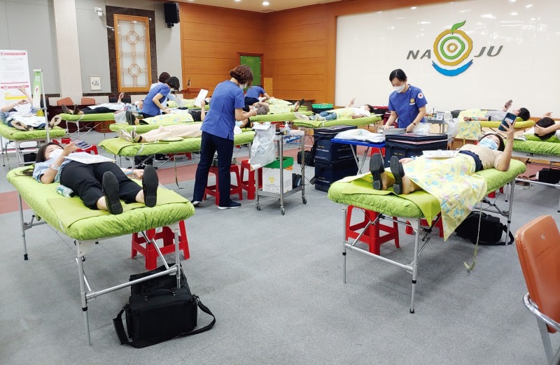 나주시가 오는 12일 시청사 대회의실에서 단체 헌혈을 실시한다. (사진제공 = 나주시)