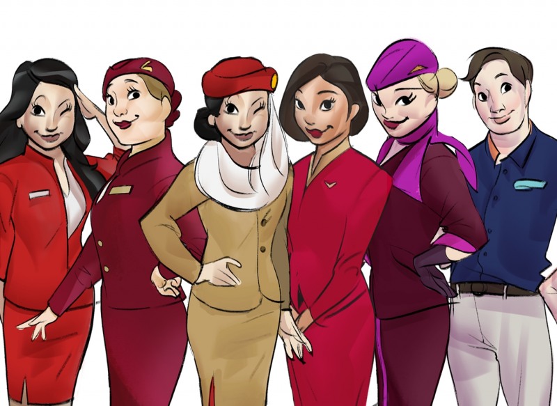 BCCA 외항사전문 승무원학원, 에미레이트·에어아시아 등 승무원합격