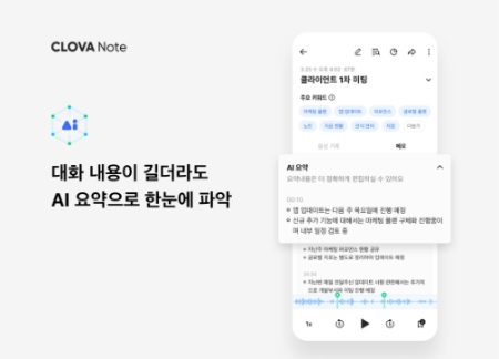 클로바노트 AI요약 이미지 / 이미지 제공 = 네이버