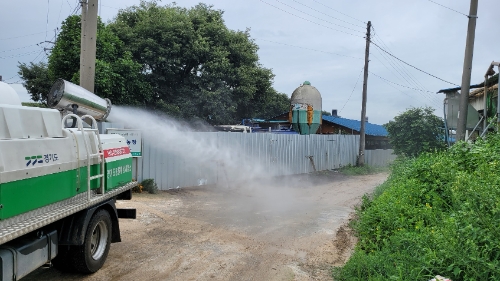 경기도 동물위생시험소, 집중호우 피해 축산농가 긴급 방역 지원