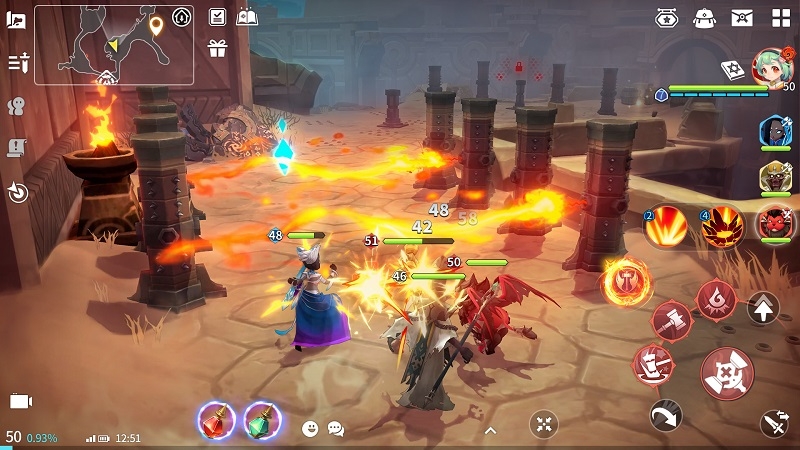 다양한 기믹이 게임에 등장한다.