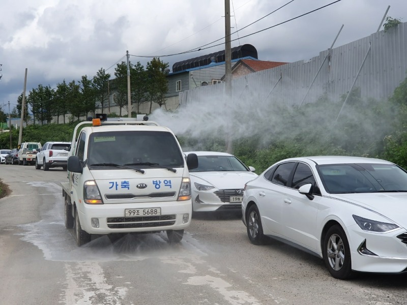 해남군은 아프리카돼지열병 방역을 위해 석연휴 전 한달간 집중 소독·홍보기간을 운영한다. (사진제공 = 해남군)
