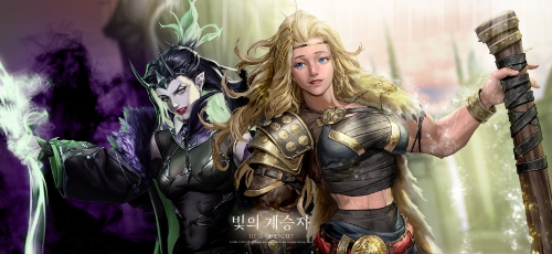 ‘빛의 계승자’에 새로 등장하는 5성 캐릭터 하데스(왼쪽)와 헤라클레스(오른쪽)