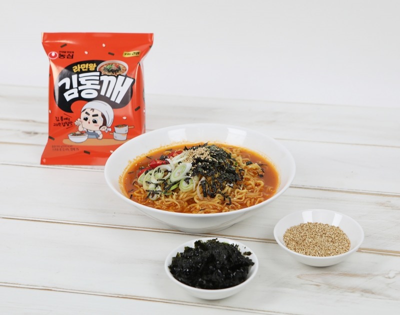 농심, 김과 통깨로 맛낸 '라면왕김통깨' 출시