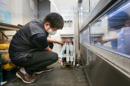 코웨이 서비스 지원 이미지