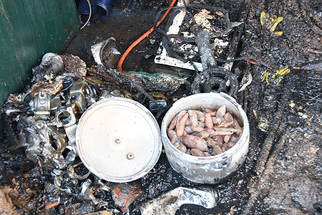 압력솥이 타버린 모습(사진=경기도소방재난본부)