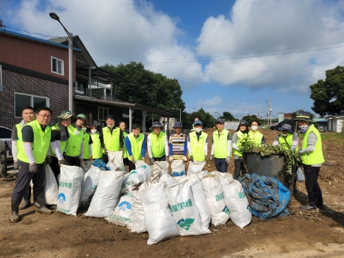농협중앙회 조합감사위원회, 집중호우 피해 농가 복구 봉사 활동