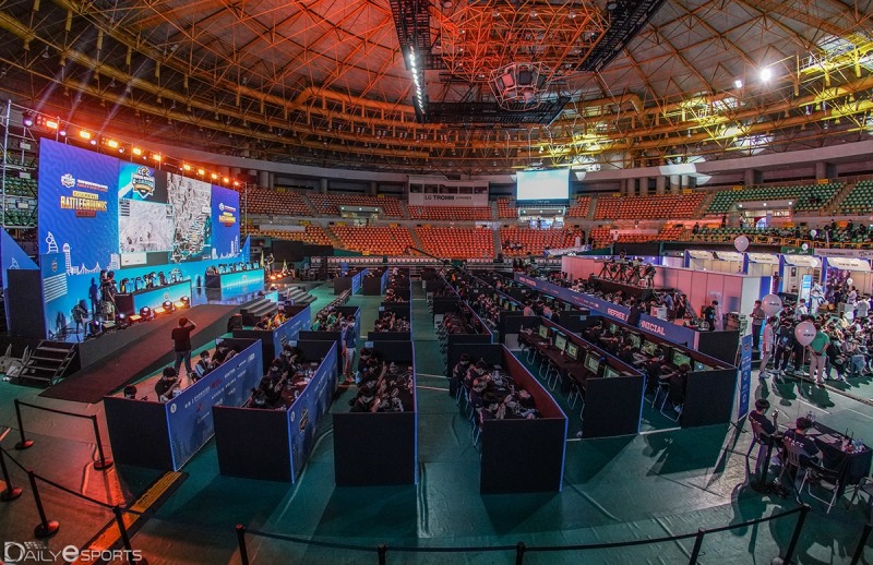 창원체육관서 열린 대통령배 KeG 배틀그라운드 모바일 경기.