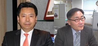 사진설명: 청학대 평생교육원 이찬석 처장(좌) 기독교영육자립운동본부 노영 이사장(우)