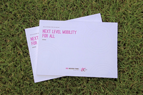 넥센타이어가 지속가능경영 성과를 담은 ESG 리포트를 발간했다