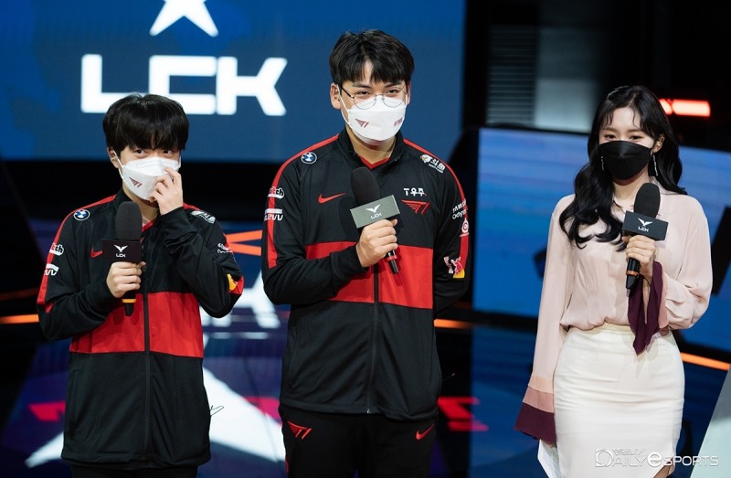 '케리아' 류민석과 '구마유시' 이민형.