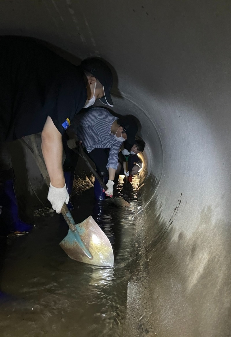 농협목우촌, 수해 복구 일손돕기 참여