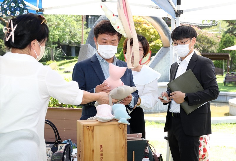 자활생산품 시·군 순회 장터 모습 (사진제공 = 정읍시)