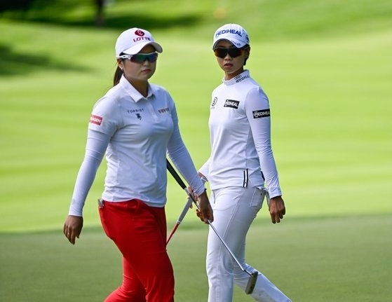 최혜진(왼쪽)과 안나린