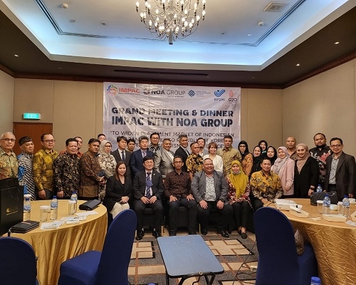 사진=그랜드 미팅에 참석한 인도네시아 노동인력부 및 관련 기업인들과 한국 노아앤티그룹 임직원