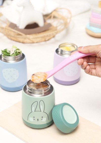 비박스, 유아 선호 귀여운 동물 디자인의 ‘이유식 보냉·보온 죽통’ 3종 출시