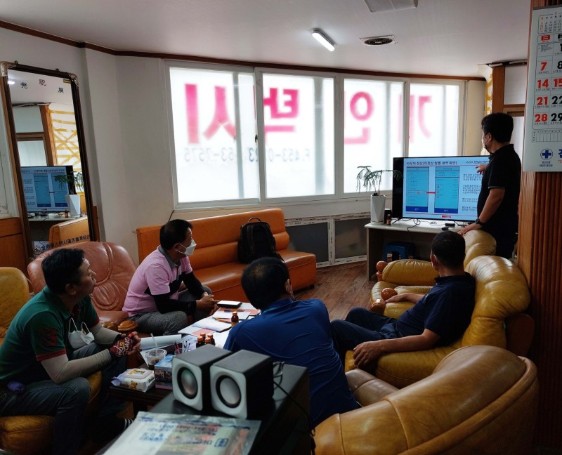 바우처택시 교육 모습 (사진제공 = 무안군)