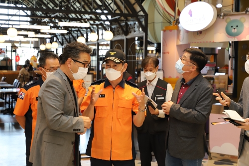 화재예방 안전점검 모습