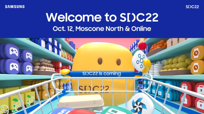 삼성전자는 다음달 12일(미국 현지시간) ‘삼성 개발자 콘퍼런스 2022(SDC)’를 개최한다고 7일 밝혔다. 사진은 ‘삼성 개발자 콘퍼런스 2022(SDC)’를 개최를 알리는 이미지. (사진 = 삼성전자 제공)