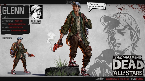 로버트 커크먼의 트위터에 등장한 미숀(위), 글렌(아래)