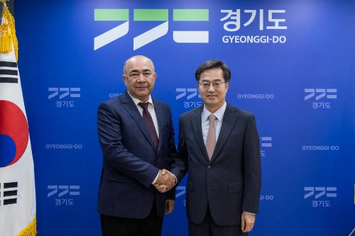 우즈베키스탄 타슈켄트주 지사 접견 모습 / 사진제공=경기도