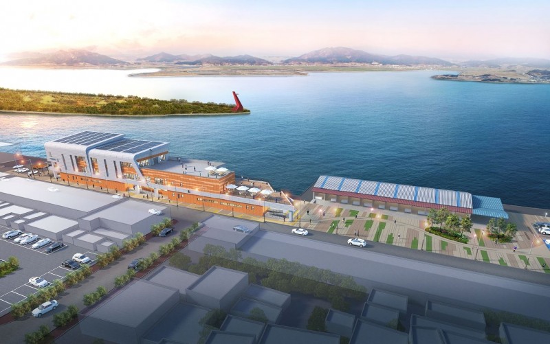 수산물종합센터 신축(해양수산 복합공간) 조감도 (사진제공 = 군산시)