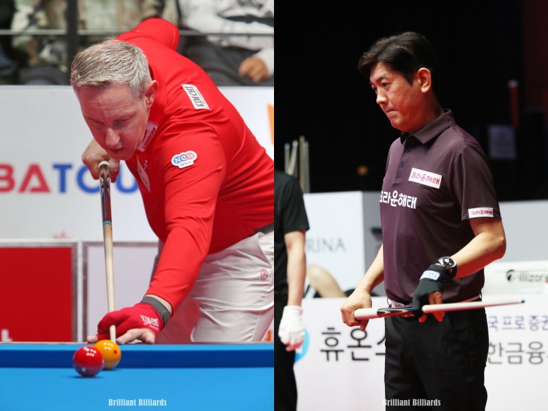 절정의 샷 감각 김재근 4강행. 레펜스와 결승 다툼-TS샴푸PBA