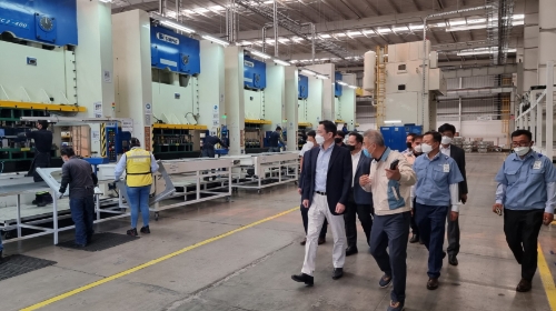 협력회사 방문 모습