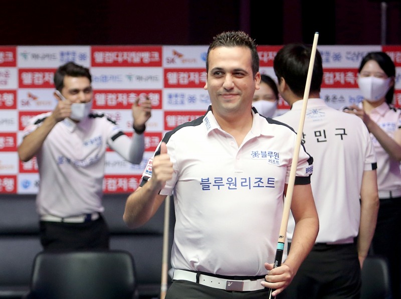 선봉장 대결 6연승의 사파타(사진=PBA)