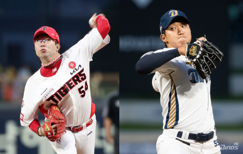 1864일만의 리턴매치로 운명의 0.5게임차 첫판을 장식할 양현종과 구창모, 시즌 첫 전구단 승리투수와 2년만의 10승투수 등장까지 함께 걸려 있다.