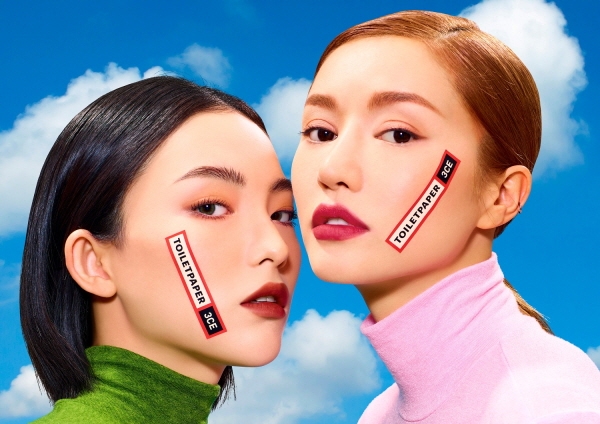 3CE, 이태리 크리에이티브 스튜디오 TOILETPAPER와 콜라보 캠페인 공개