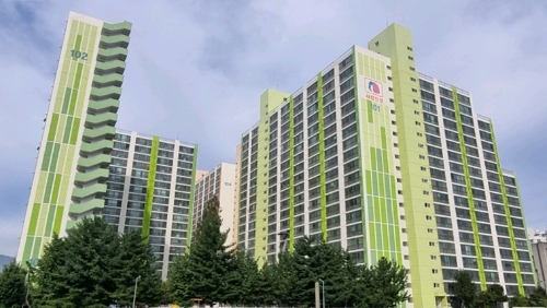 동해 쇄운 사랑으로 부영 단지 모습.