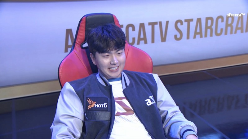 ASL 시즌14 결승에 진출한 유영진(사진=아프리카 중계 화면 캡처).