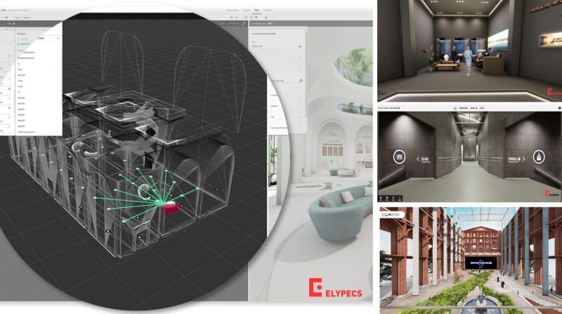 올림플래닛의 메타버스 공간 플랫폼 '엘리펙스'.