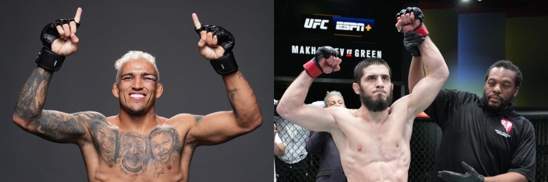 23일 연승 대결을 벌이는 올리베이라(왼쪽)와 마카체프(사진=UFC)