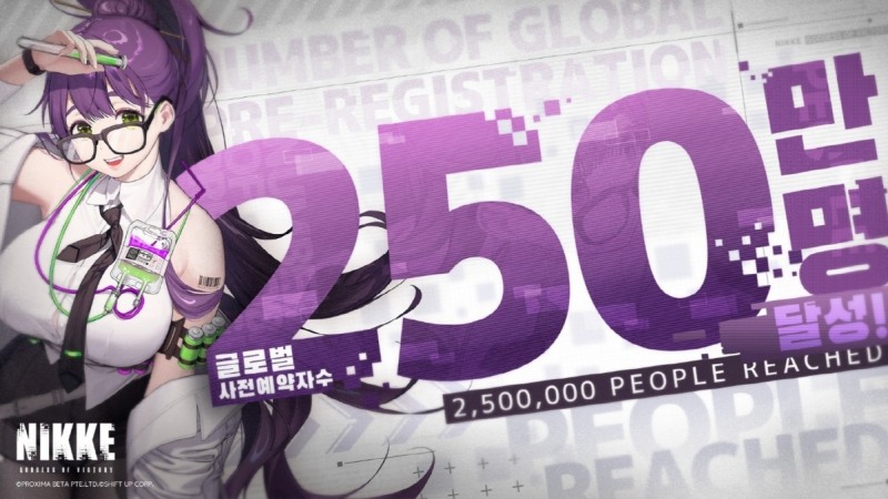 승리의 여신: 니케, 사전예약자 250만 넘기며 기대작 입증
