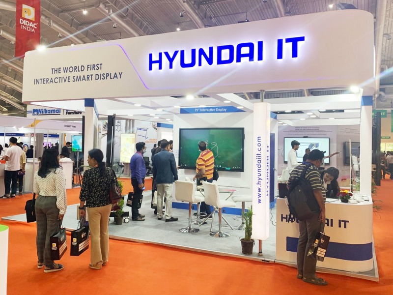 현대아이티 ‘인도 교육박람회' 현장사진