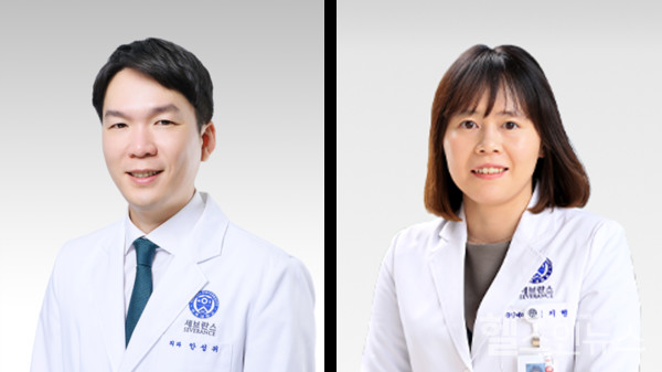 (왼쪽부터)연세대강남세브란스병원유방외과안성귀교수,종양내과김지형교수