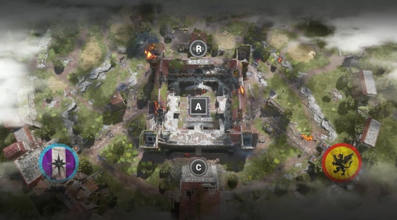 성채 중앙을 점령해야 하는 '파덴'.