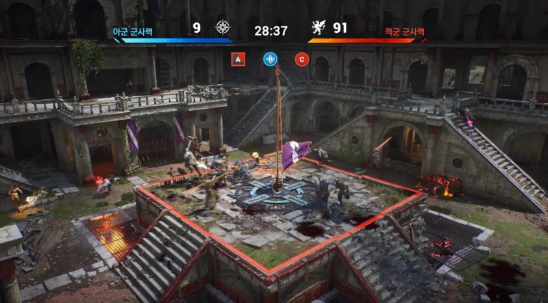 '파덴'에서의 분대 플레이.