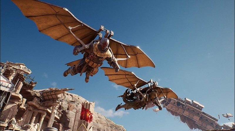 '화라' 전장을 활공하는 글라이더.